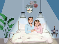 שלט לפנים הבית – סצנת חדר שינה