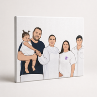 קנבס מאויר בעיצוב אישי – אפשרות עיצוב 2