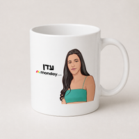 ספל קרמיקה מאויר בעבודת יד בעיצוב אישי – מתנה מקורית בעבודת יד מישראל | קופי בלוק
