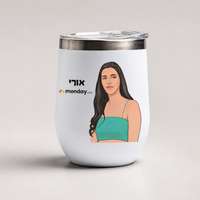 ספל תרמי מאויר בעבודת יד בעיצוב אישי – אפשרות עיצוב 6