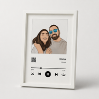 "Music Moment" מאויר וממוסגר בעיצוב אישי – אפשרות עיצוב 4